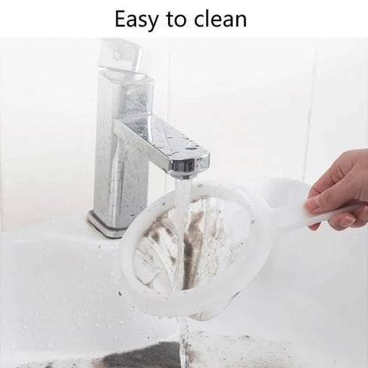 100/200/400Mesh Kitchen Ultra-Fine Nylon Mesh Strainer, Plastic Sieve Fine Mesh with Handle Kitchen Tool for Milk, Yogurt, Juice