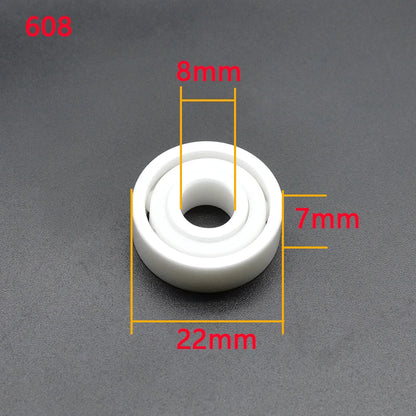 ZrO2 Full Ceramic Ball Bearing Zirconia Bearings Good Quality Zirconia Bead Inner Diameter Bearing 8x22x7 5mm 6mm 7mm 8mm 3x8x4m