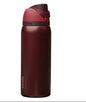 FreeSip Insulated Stainless Steel Water Bottle with Straw, BPA-Free Sports Water Bottle, Great for Travel, 32Oz, Black Cherry