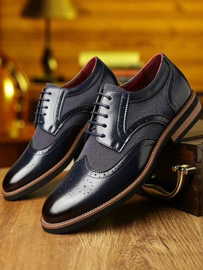 Gentleman Formal Dress Shoes, Comfortable Stylish Business Shoes for Men Daily & Social Wear