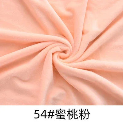 50x50cm 1mm Doll Skin Fabric Factory Special Skin Color Fabric Crystal Super Soft Short Plush Fabric DIY Handmade Cloth TJ9871