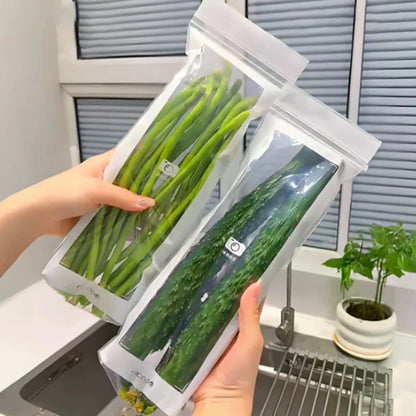Fruits Vegetables Fresh-keep Bags Reusable Refrigerator Storage Bags Thickened Leakproof Containers Kitchen Sealed Packaging Bag