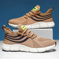 Men’s Sneakers Comfortable Breathable Platform Shoes Summer Man Running Shoes Breathable Comfortable Fashion Walking Sneakers