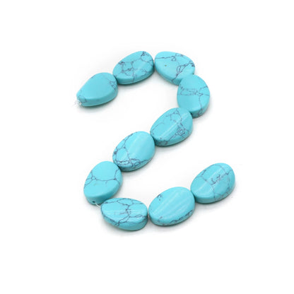 Natural Blue Turquoise Beads Faceted Natural Rose Quartzs Loose Spacer Beaded for Women DIY Jewerly Necklace Bracelet 19x14mm