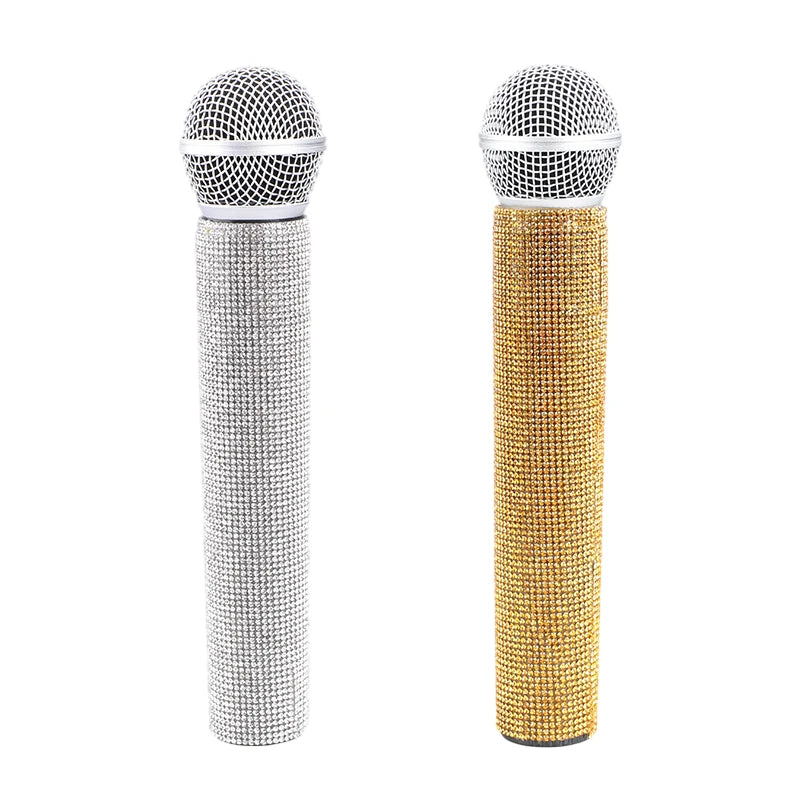 Children's Microphone Simulation Mic Model Media Interview Props Microphone Toys Educational For Kids Eloquence Performance Mic