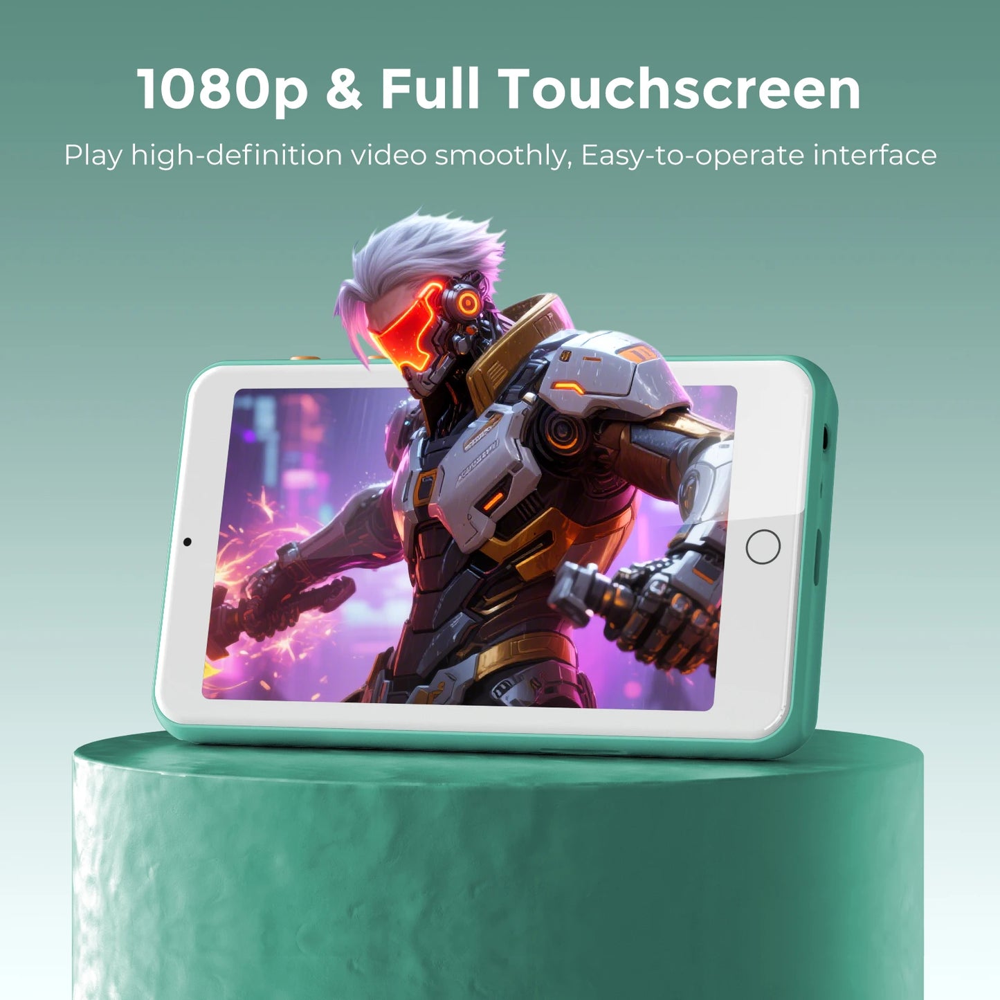 mp3 player bluetooth and wifi, MP3/MP4 music player with video, speakers, FM radio, eBooks, capacity up to 512 GB