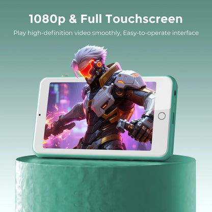 mp3 player bluetooth and wifi, MP3/MP4 music player with video, speakers, FM radio, eBooks, capacity up to 512 GB