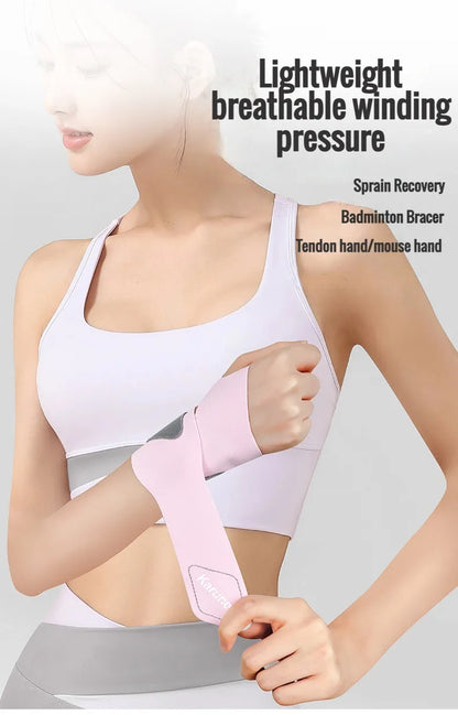 Fixed Spandex Sport Wrist Guard Wrist Sprain Tendonitis with Fastener Tape Wristband Ultra Thin Joint Brace  Fitness Sports Wrap