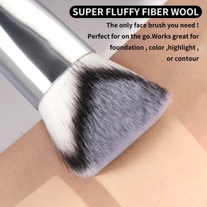 MAANGE NEW 5PCS Makeup Brushes Set Soft Dense Foundation Blush Powder Blending Female Cosmetics Kabuki Beauty Makeup Brush Tools