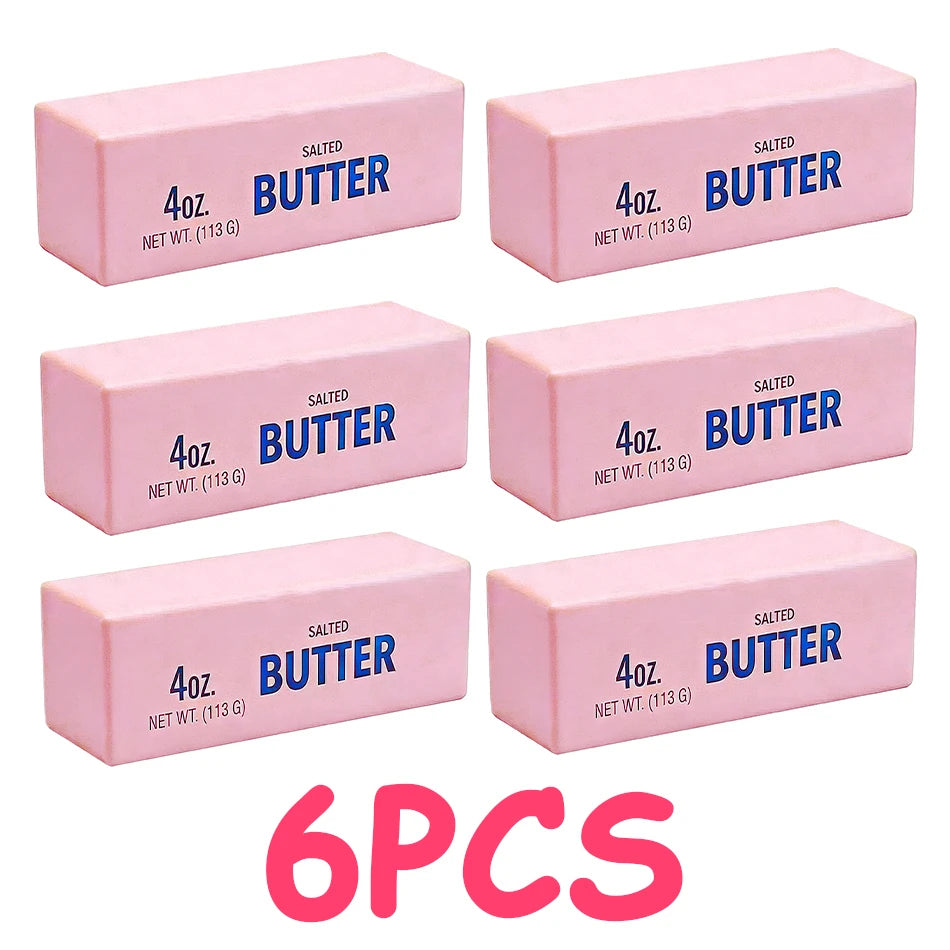 In Stock Butter Stick Squishy Toy Slow Rising Squeeze Toy Butter Bar Brick Squishy Fidget Toy Anti Stress Release Relax Gift
