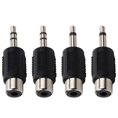 5pcs 6.35/6.5mm Male to 3.5mm Audio Stereo Mono Jack Female To Male Audio Jack Connector Adapter Converter Speaker