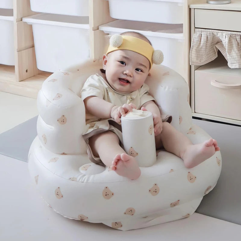Inflatable Sofa Children Beach Portable Chair InfantInflatable Baby Sofa for Babies 3 Months & Up,Baby Seats for Infants