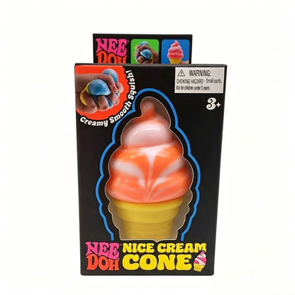 New Schylling Needoh Ice Cream Sensory Toy, Squeeze Stress Relief Blocks, Stress Reduction, Puzzle Solving Emotional Regulation