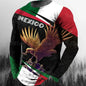 Fashion Mexican Flag T-Shirts Mexico 3D Print Men Woman Long Sleeve T Shirt Streetwear Oversized Harajuku Kids Tees Top Clothing