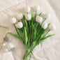 5/10Pcs Tulip Artificial Flowers Bouquet 33cm Fake Flowers for Home Room Decor Garden Wedding Decoration Vase Flower Arrangement