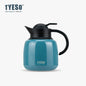 Tyeso Pumpkin-Shaped Thermos Steel Insulated Tea Infuser Hot Cold Water Bottle Removable Infuser 304 Stainless Large Capacity