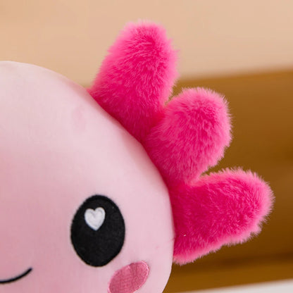 Cross-Border New Model of Axolotl Plush Toy in Four Colors, Cross-Border Hexagonal Dinosaur Toy, Soft Axolotl for Couples