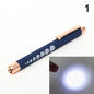 ★★★LED Medical Penlight Flashlight With Pupil Gauge Pocket Clip Pen Light For Doctor Nurse Diagnosis
