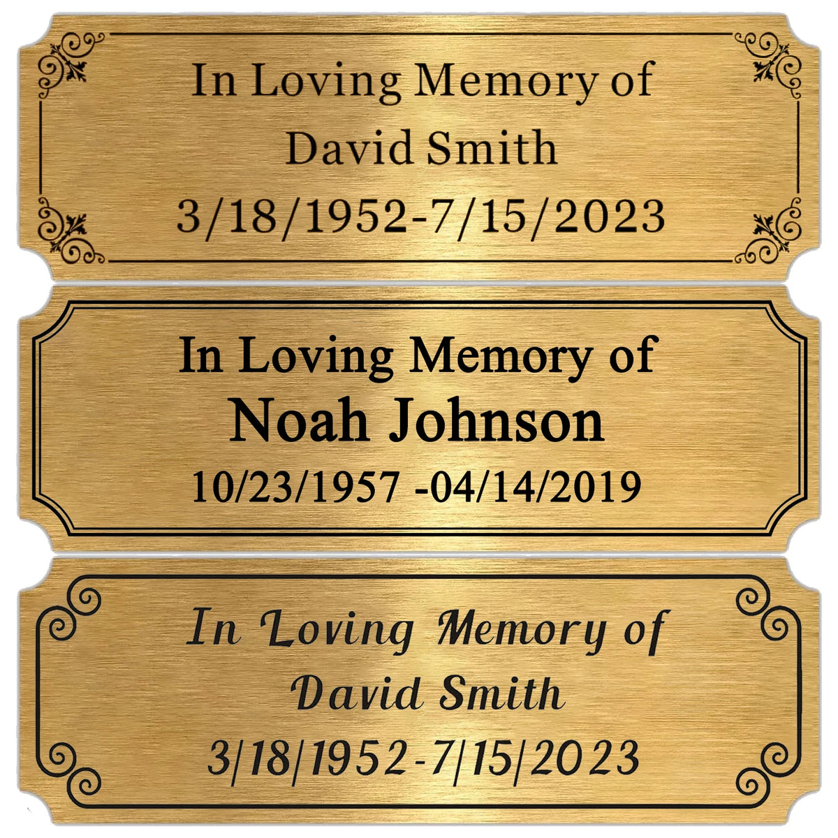 Engraved Name Plates, 1" x 3" Personalized Name Plate, Trophy Plates Engraved, Brass Plaque, Custom Name Plate