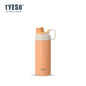 Tyeso 600ML Leakproof Insulated Water Bottle Portable Vacuum Thermal Flask Drink Cup for Outdoor Sports Travel Daily Fitness