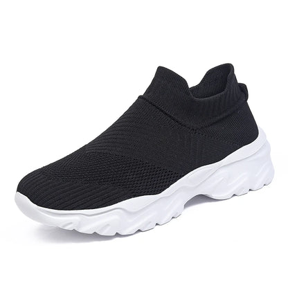 Men'S And Women'S Sneakers Mesh Breathable Lightweight High-Top Running Tennis Shoes Comfortable Outdoor Pair Naked Boots