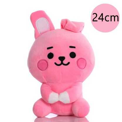 New BTed 21Plush Toys Kawaii Mini Keychain Anime Pendant Ornament for Kids 12-22cm Bt Peripherals Soft Stuffed Animals Doll Gift