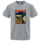 Summer Men High Quality T-shirt Cotton Blend Short Sleeve Print Casual Loose Men T Shirt O-neck Male T-shirt Male Tees  for Men