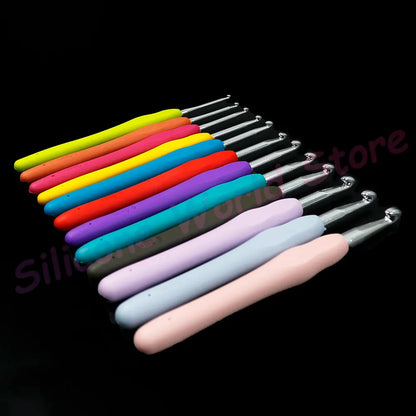 Silicone World 45/37PCS Crochet Set DIY Hand Held Knitting Tools Woolen Weaving Tool Kits With Storage Bag Hook Needle Set