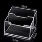 Business Card Stand Creative Transparent Acrylic Card Storage Box Business Large Capacity Card Box