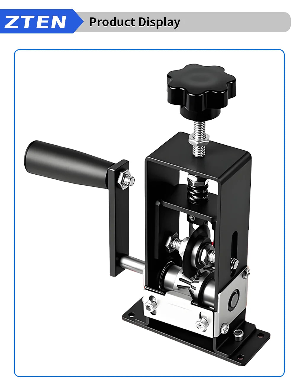 Manual Wire Stripping Machine 1-70mm² Portable Electric Drill Powered Hand Crank Wire Stripper Scrap Copper Cable Peeler Tool