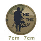 Cross Skull Finger Skeleton Tactical Clothes Vest Backpack Templar Knight Ride Bounty of Hunter Ranger Tags Magic Patch