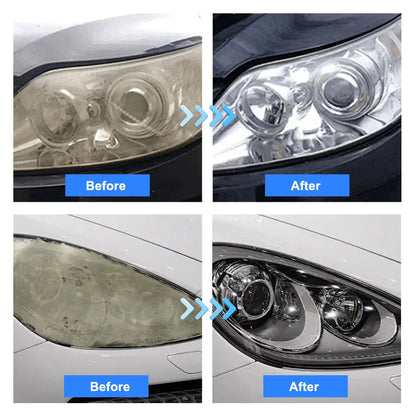 Car Headlight Lens Restoration Kit Polishing Cleaning Tools Motorcycle Lamp Light Repair The Atomizer Cup Headlights Taillights