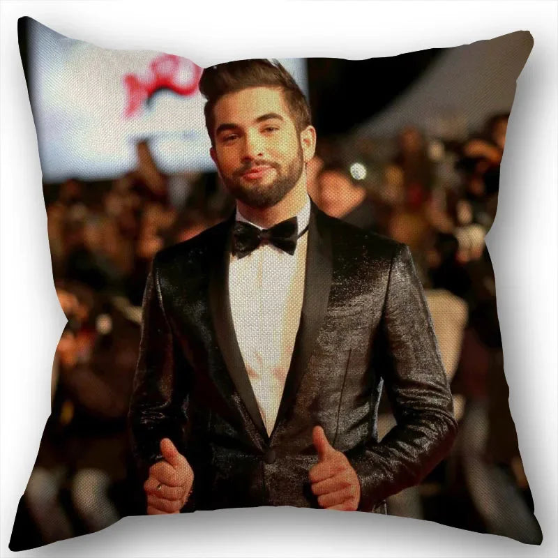 Custom Kendji Girac Pillowcase Home Textile Cotton Pillow Covers Wedding Decorative Pillow Cover Square 45x45CM1210