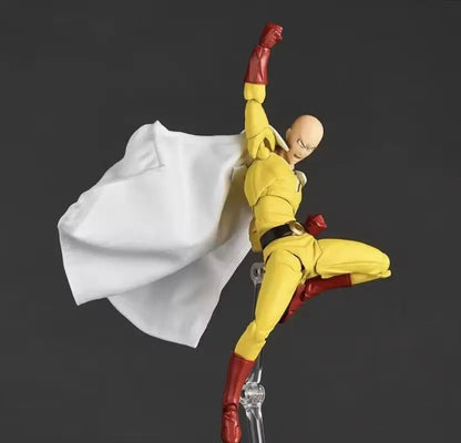Hot One Punch Man Saitama Revoltech Amazing Yamaguchi Action Figure, In Stock Anime Collectible Model Toy, Perfect Gift In Stock