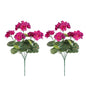 2/4pcs Artificial Flowers Faux Geranium UV Resistant Fake Flower for Planter Outdoor Garden Patio Decor Home Table Decoration