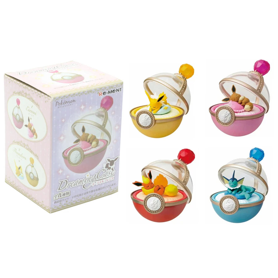 Pokm Starry Sky And Stained Glass Pikachu Mystery Box Eevee Blind Box Anime Figures Snorlax Surprise Gift Colletions Toy