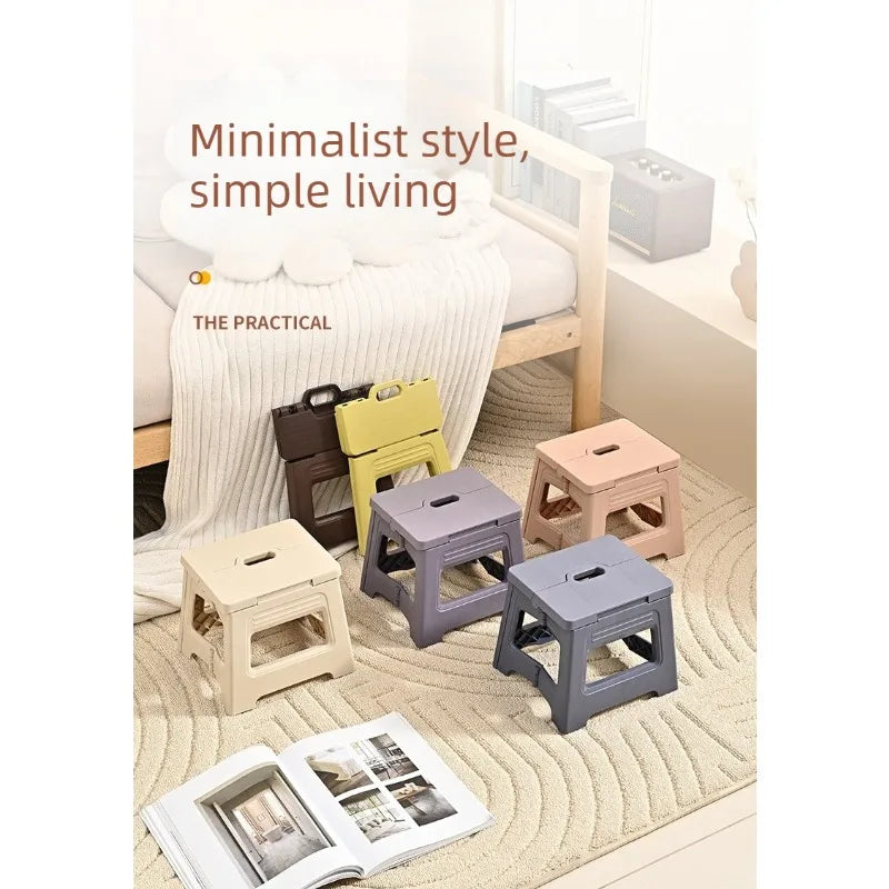 New model folding chair - Portable household folding chair - Outdoor camping portable small bench