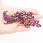 Baroque Luxury Peacock and Phoenix Design Brooches for Men and Women, Jewelry, Fashion Accessories, and Party Gifts