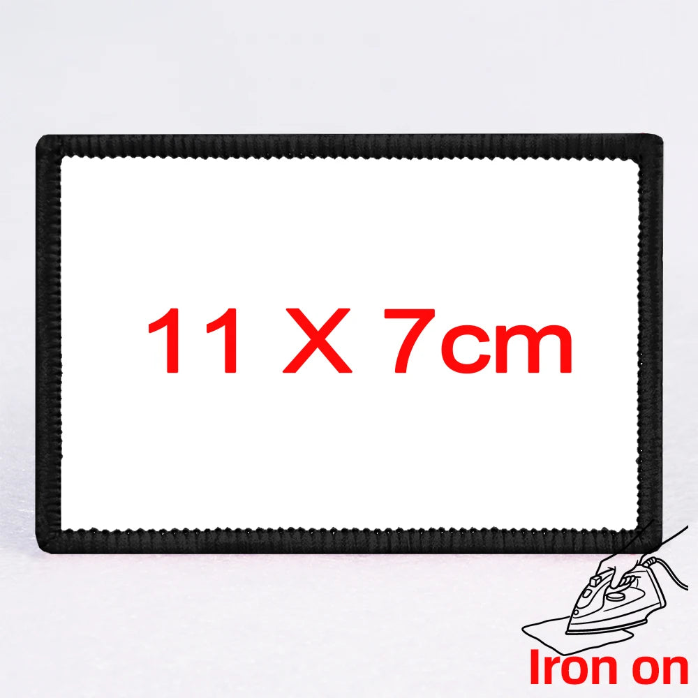 2 PCS Custom Make Your Own Personalized Morale Patch Add Your Photo, Logo, Text Hook and Loop/Sew On/Iron On