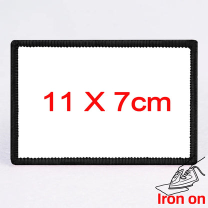 2 PCS Custom Make Your Own Personalized Morale Patch Add Your Photo, Logo, Text Hook and Loop/Sew On/Iron On