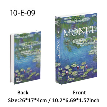 Open Luxury Fake Book Storage Box Home Decor Fashion Paris Decorative Books Interior Decoration Coffee Table Bedroom Ornaments