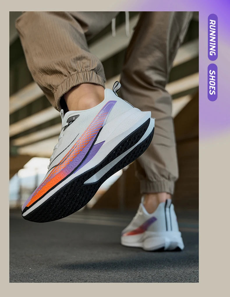 2026 New Chitu 9ro Carbon Fiber Plate Running Sneakers Lightweight Cushion Jogging Trainers Competition Sports Shoes Unisex