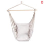 Outdoor Thicken Canvas Hammock Home Garden Leisure 1 Person Swing Chair Camping Hunt Rest Stripe Hanging Bed Chair