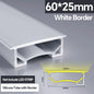 1M-10M LED Neon Rope Tube Soft Silicone Diffuser Channel Black/White Flexible Ribbon Strip Light for Recessed Channel