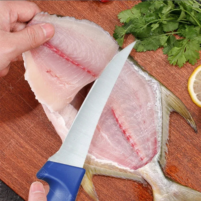 WXCOO Boning Knife Professional Steak Knife Japanese Chef Cooking Knives Meat Cleaver Slicing Fish Fillet Cutting Sushi Knife