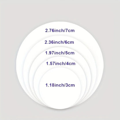 Custom White QR Code Stickers - round Design for Corporate Logo Gift Wrapping Product Labels High-Quality PP Material