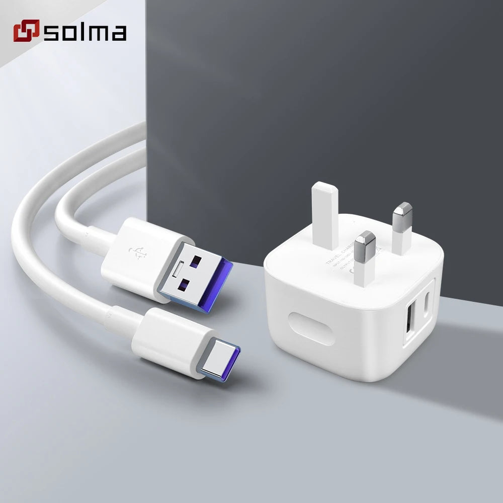 Ładowarka PD+USB do telefonu, ładowarka sieciowa, przenośna ładowarka ścienna