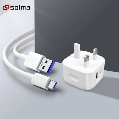 Ładowarka PD+USB do telefonu, ładowarka sieciowa, przenośna ładowarka ścienna