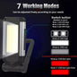 USB Rechargeable LED Flashlight with Magnetic COB Work Light Portable Camping Lantern Type-C Power Bank Function Lamp