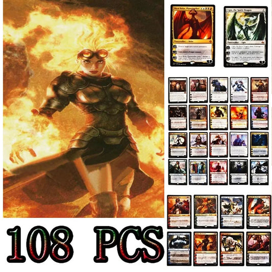 108 Pcs Black Core Cards P9 Dual Land Fetch Land Shock Lands  Proxy Cards